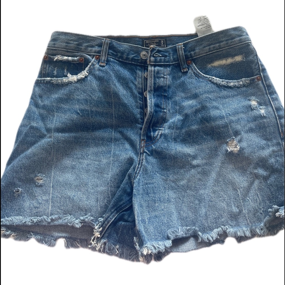 ABERCROMBIE & FITCH DENIM SHORTS